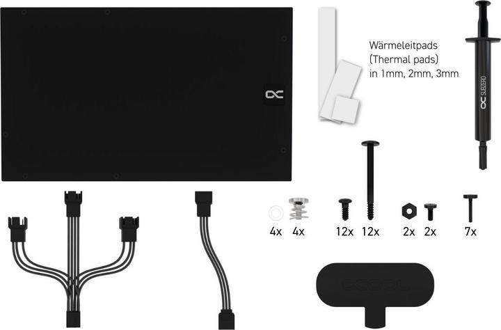 Actual product image Alphacool Eiswolf 2 AIO - 360mm RTX 4090 Founders Edition with Backplate