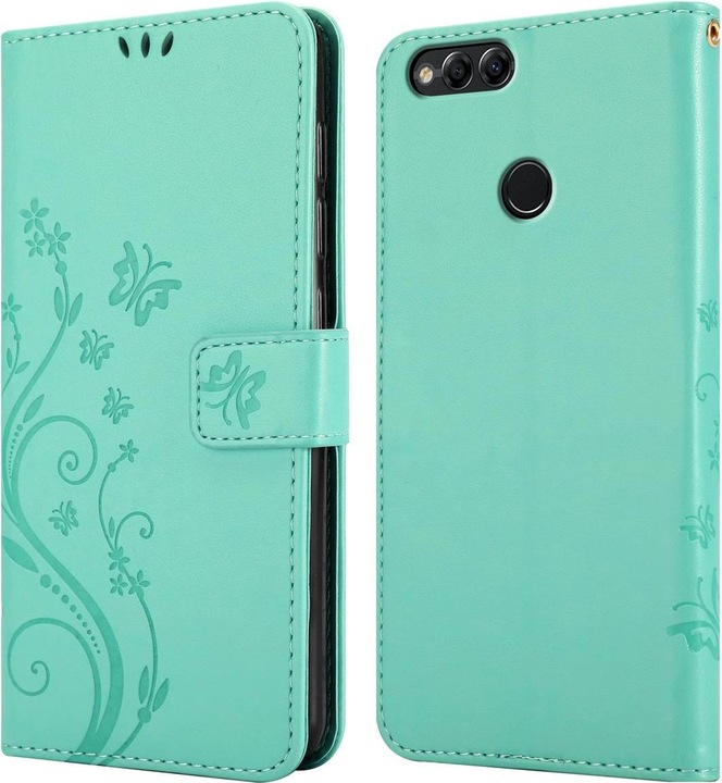 Actual product image Cadorabo Flower Book Cover (Honor 7X)