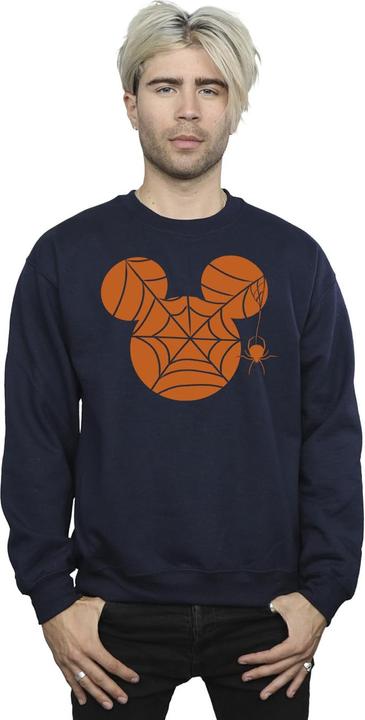 Actual product image Mickey Mouse Mens Cobweb Sweatshirt (M)