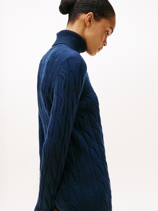 Produktbild Tommy Hilfiger Soft Wool Cable Roll-Nk Ls Dress (L)
