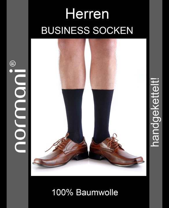 Produktbild Normani 10 Paar Herrensocken Schwarz (10er Pack, 43 - 46)