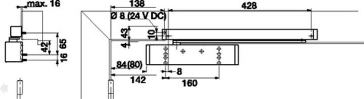 Immagine prodotto Dormakaba Chiudiporta DORMA TS 93 B Contur, EN 5-7 (Interno)