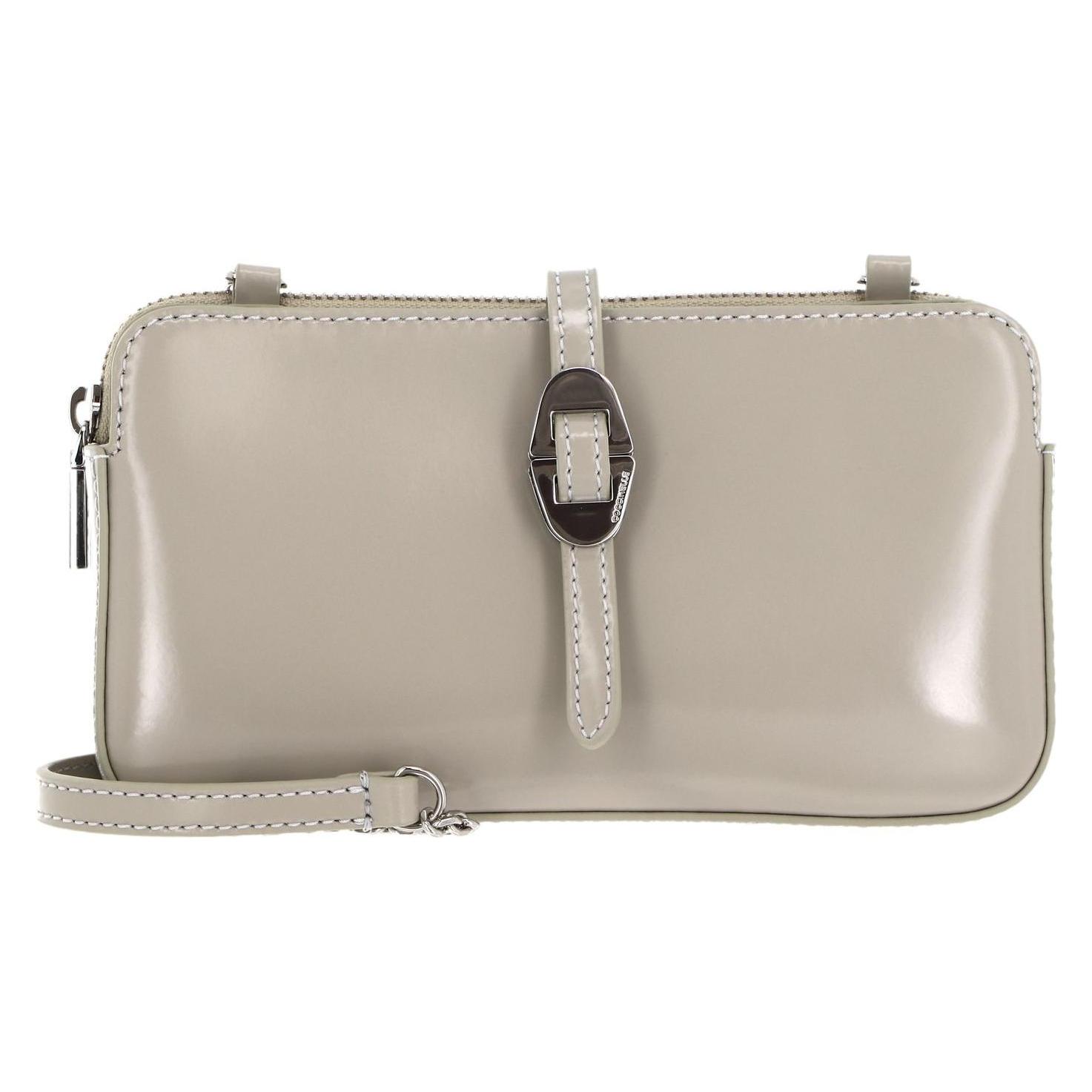 Coccinelle, Damen, Handtasche, Cosima Shiny Mini Crossbody Bag, Beige