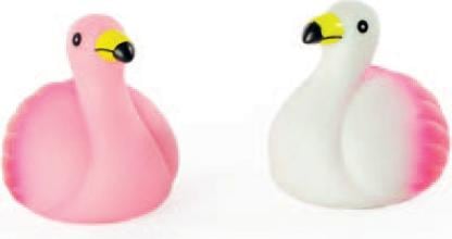 Actual product image Roost Floating Flamingo NV511 6x4.5x5.5cm, glowing