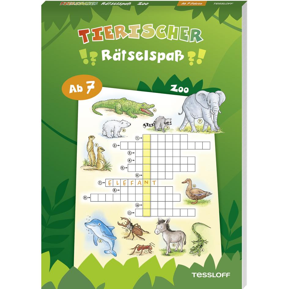 Tierischer Rätselspass. Zoo, Kinderbücher von Stefan Lohr