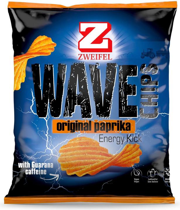Image du produit Zweifel Chips Wave Energy Paprika 120 g (120 g)