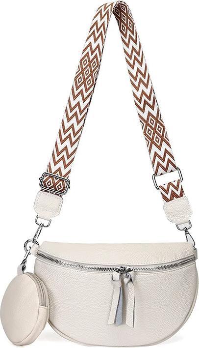 Only-Bags.Store Echtes Leder Umhängetaschen aus Rindsleder Brusttasche mit kleiner Geldbörse Handtaschen
