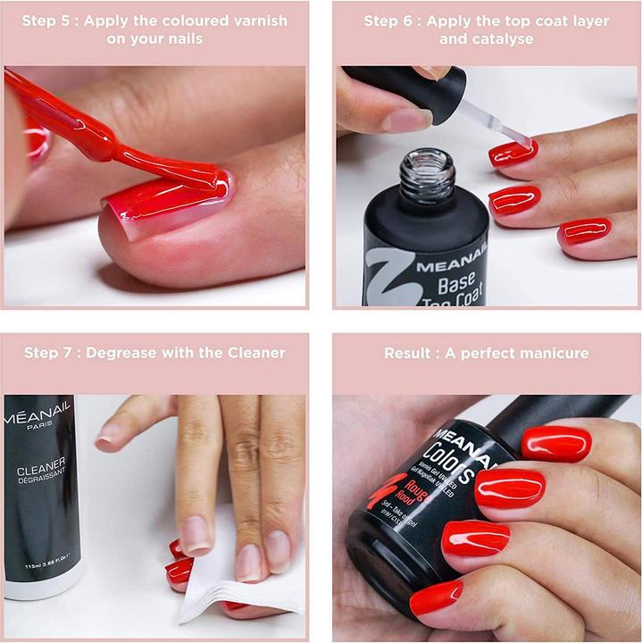 Produktbild Meanail Ruby (Nagellacktrockner, Basic Nude (18), Black Cherry, Blush, Rouge, Tango, Taupe)