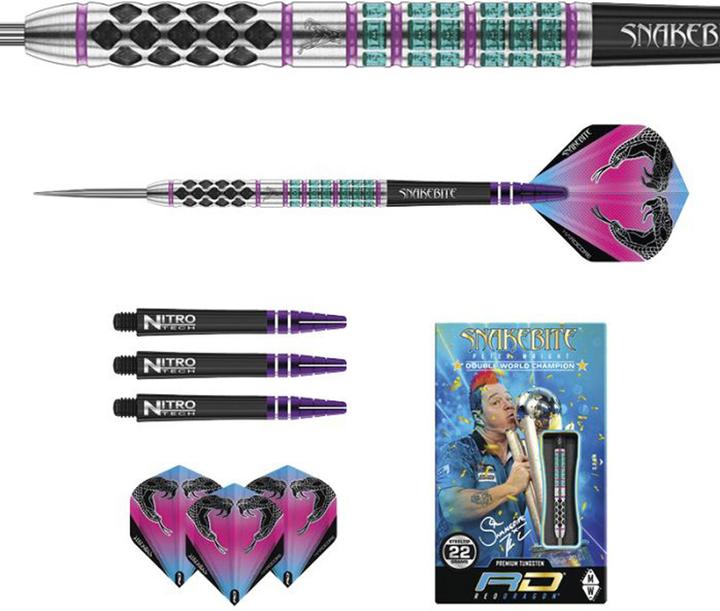 Immagine prodotto Red Dragon Punta d'acciaio Peter Wright Supa Venom (22 g)