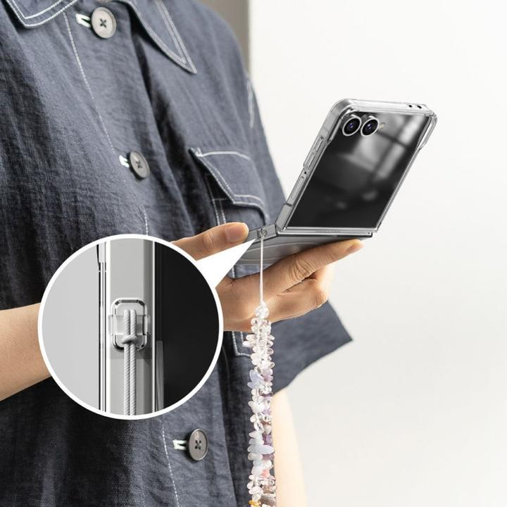 Actual product image Ringke Slim Magnetic MagSafe Case für Samsung Galaxy Z Flip 7 - Transparent (Samsung Galaxy Z Flip7)