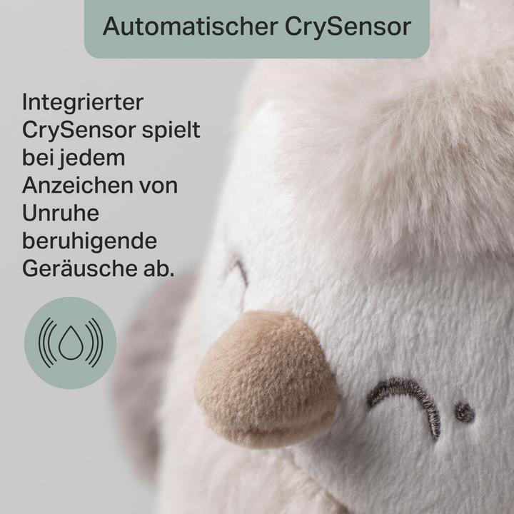 Image du produit Tommee Tippee Mini somnifère de voyage avec bruit blanc, CrySensor, rechargeable par USB et lavable en machine