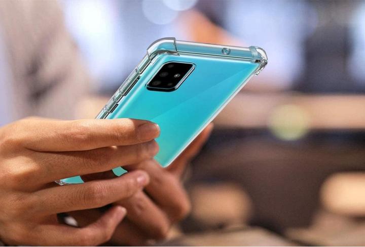 Produktbild Screenguard Samsung Galaxy A51 4G Hülle Crystal Soft Airbag Bumper (Samsung Galaxy A51)