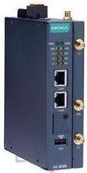 Actual product image Moxa UC-8220-T-LX-AP-S - Arm Cortex-A7 dual-core 1 GHz IIoT gateway with integrated TPM module