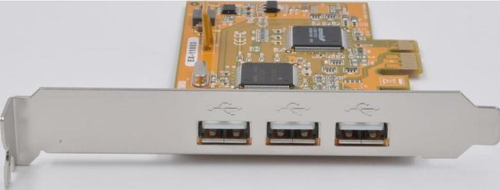 Actual product image Exsys PCIe EX-11053, 3 port USB 2.0