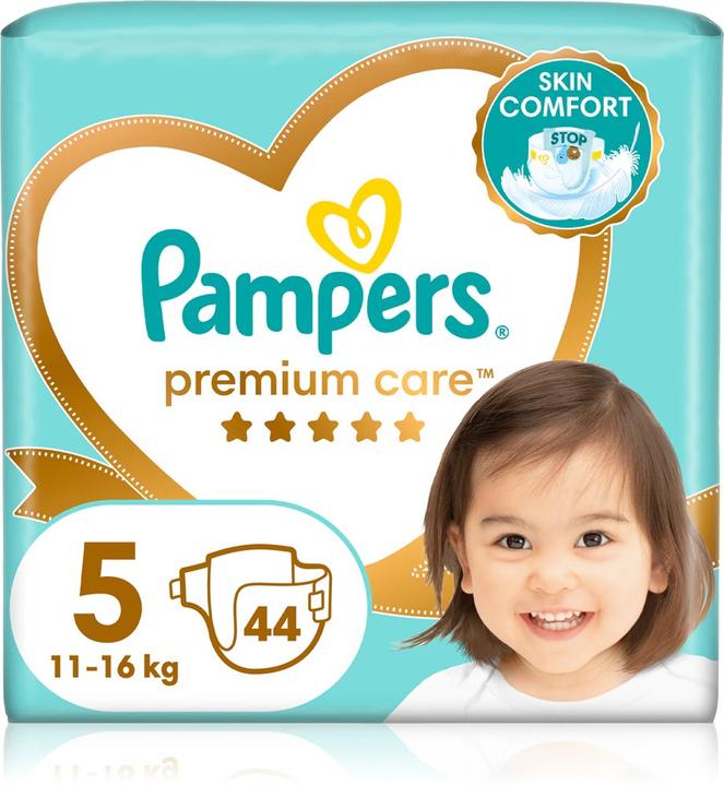 Image du produit Pampers Premium Care, 5, 11 - (e) (Taille 5, Pack, 44 pcs)