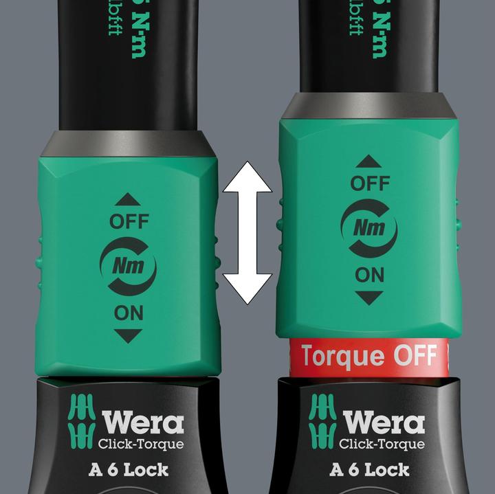 Productafbeelding Wera Click-Torque Lock A6 (1/4", 2.50 Nm, 25 Nm)