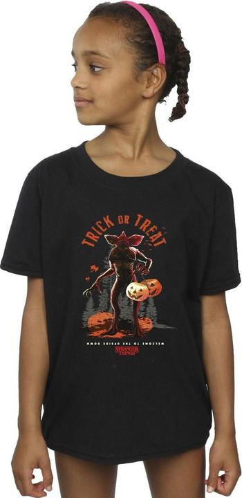 Produktbild Netflix Stranger Things Trick Or Treat Demagorgon TShirt Mädchen (152, 158)