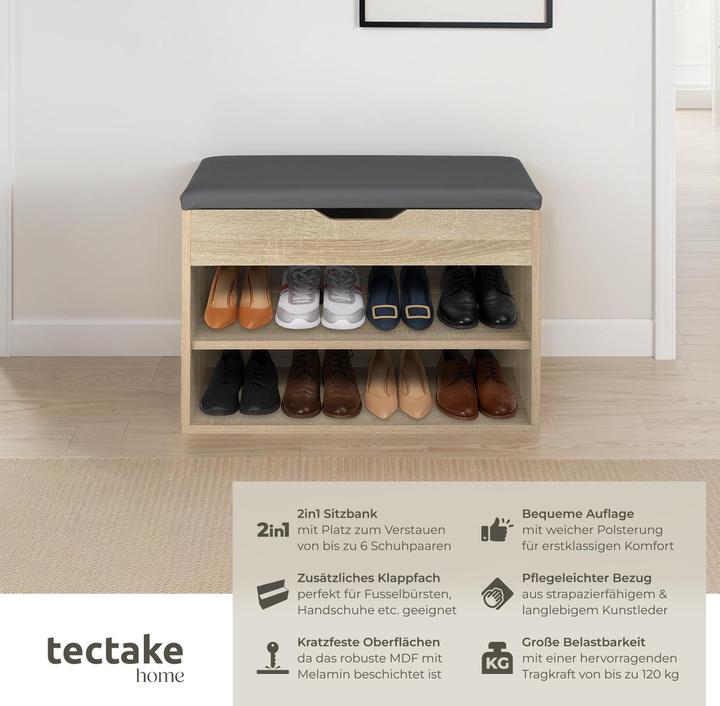 Immagine prodotto tectake Phil (60 x 30 x 43,5 cm)