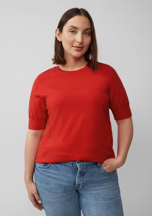 Produktbild S.Oliver Strickpullover Kurzärmeliger Strickpullover aus Viskosemix (46)