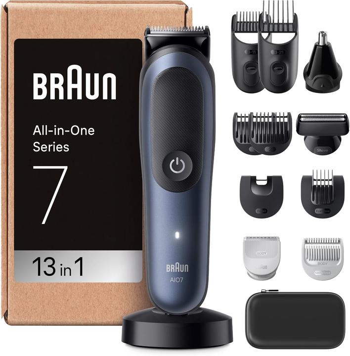 Produktbild Braun AllinOne Series 7 13in1 Grooming Set ProBlade AutoSense 120 min Battery AIO7565 Blue