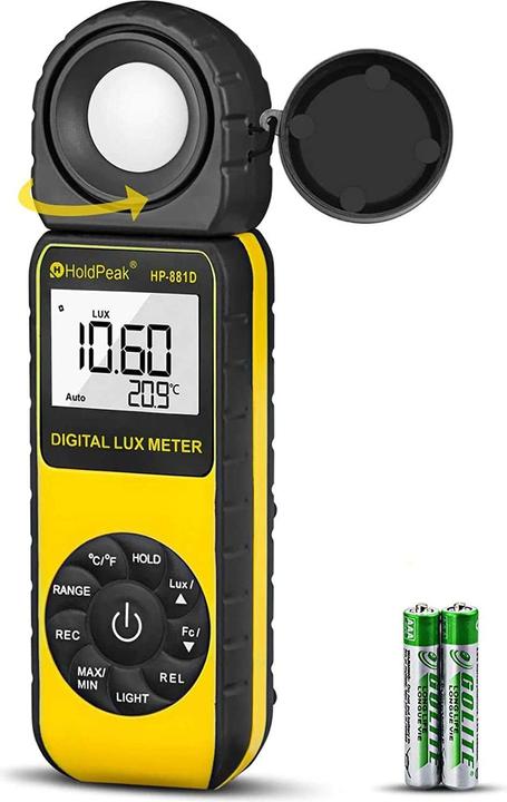 Produktbild Holdpeak 881D Lichtmessgerät (Blitzgerät Ersatzteile)