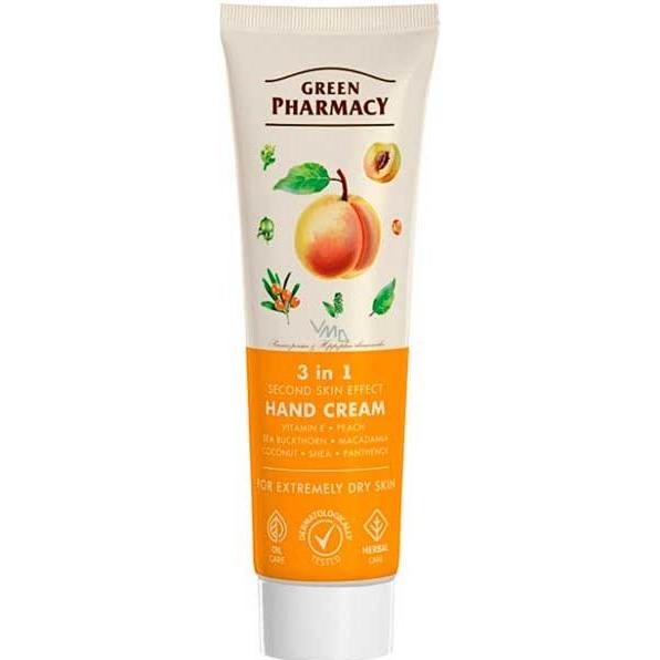 Schubiger, Crema mani, Green Pharmacy Hand- und Nagelcreme 3in1 Second Skin Effect 100 ml (100 ml)