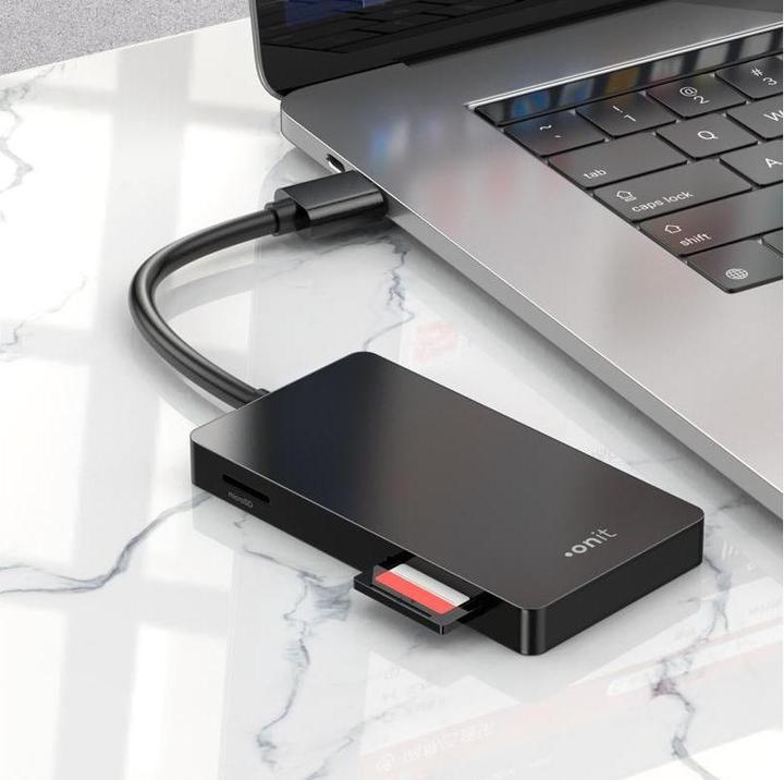 Produktbild Onit Card Reader Extern USB-A 3-in-1 (USB 3.2)
