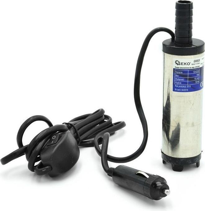 GEKO Ãl-Tauchpumpe 24V / 230V 38mm