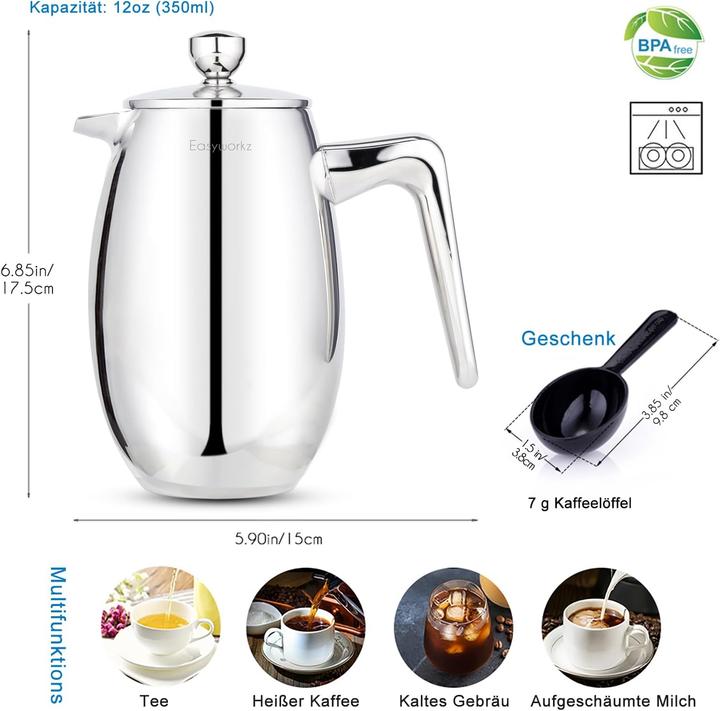 Produktbild Easy Work Nando French Press 350ml (0.35 l)