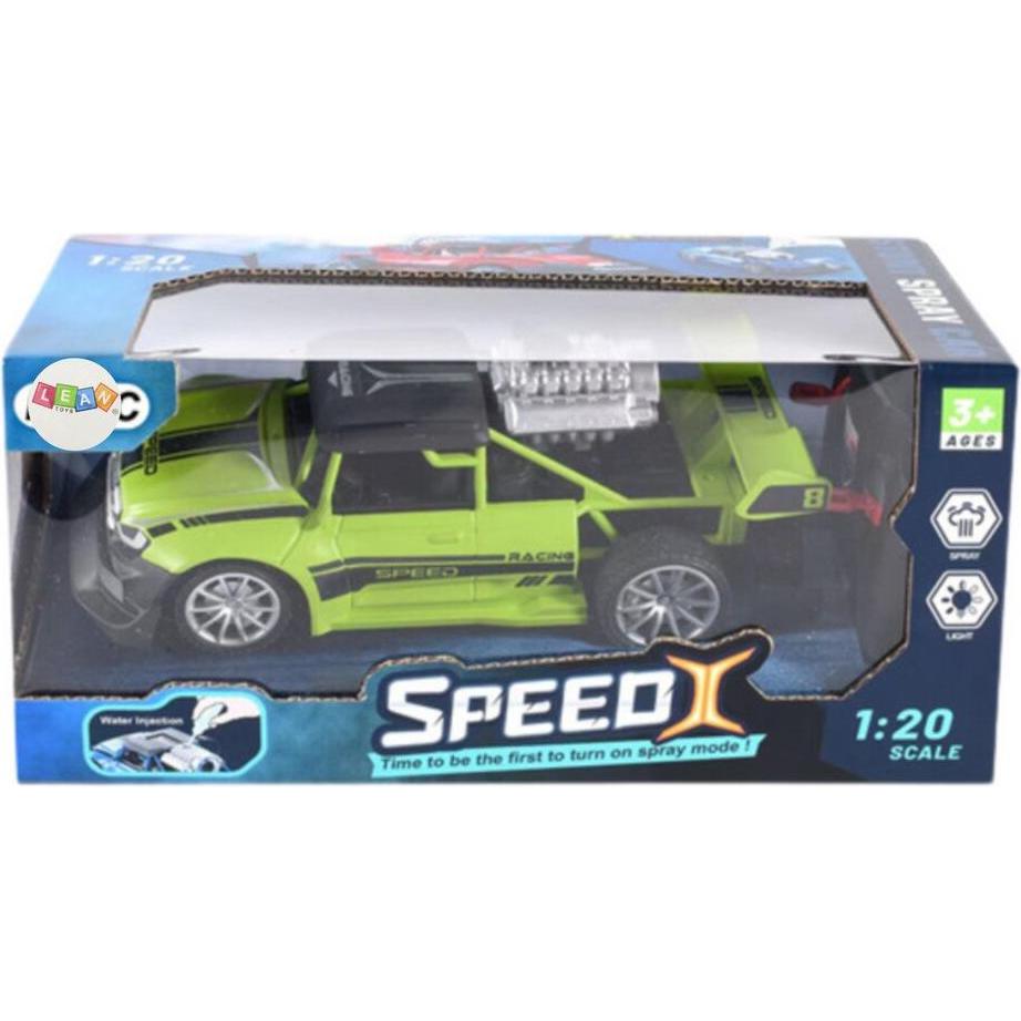 Lean Toys Rc Ferngesteuertes Auto 1:20 Lichter Rauch-Effekt Grün