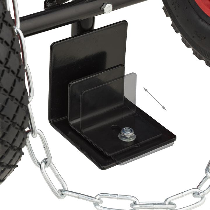 Actual product image Relaxdays Gas cylinder trolley