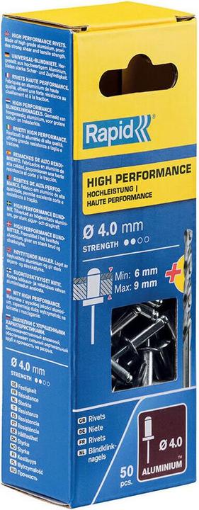 Produktbild Rapid Universal Blindniete Ø 4,0 x 12 mm
