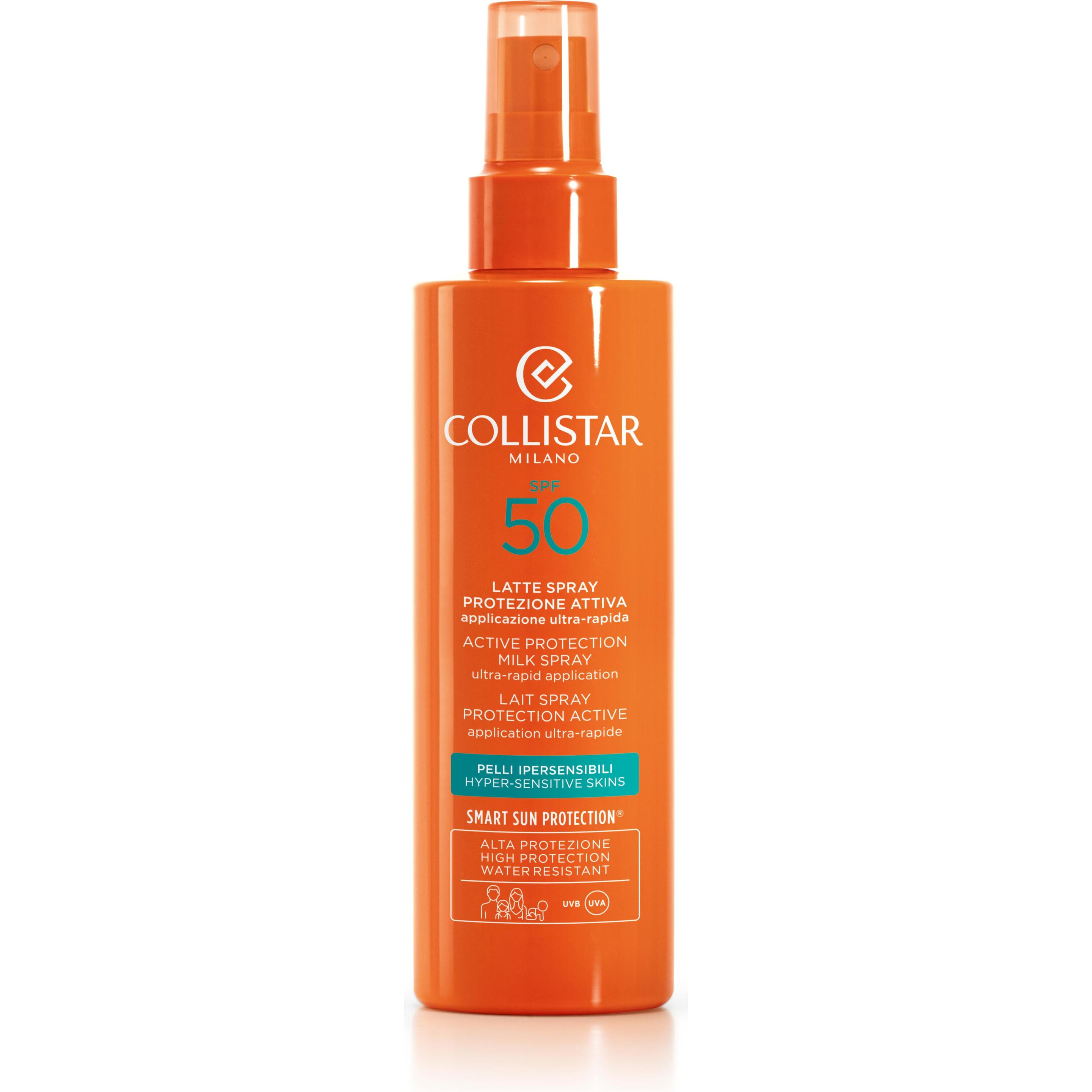 Collistar, Sonnencreme, Act Protecting Milk Sun Protection Factor 50 (Sonnencreme Gesicht, SPF 50, 200 ml)