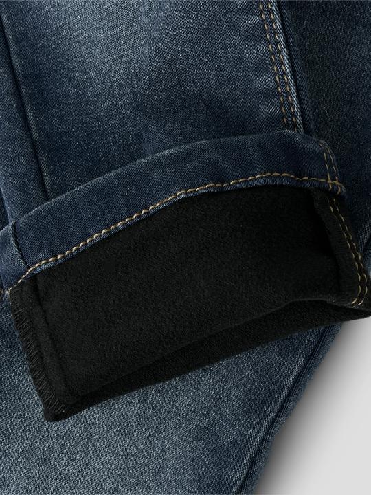 Actual product image Name it Fleece Slim Fit Jeans (128)