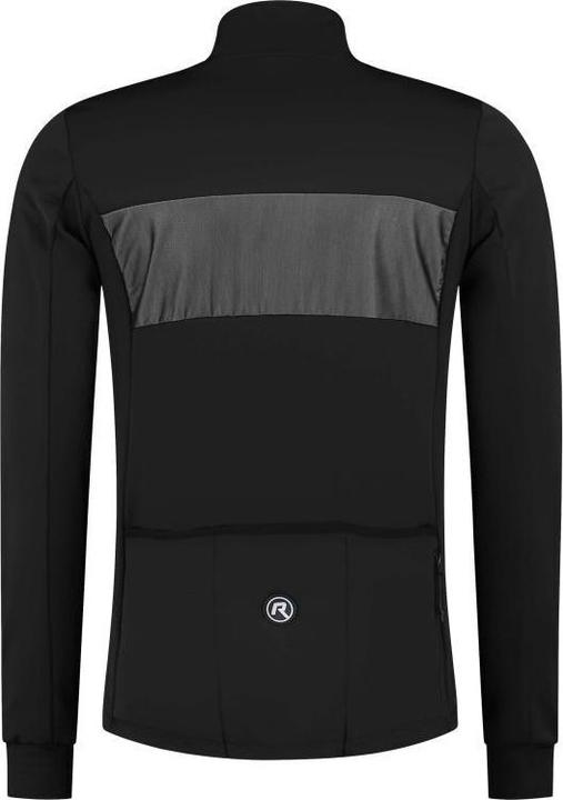 Produktbild Rogelli Attq Fietsjack Winter - Heren - Zwart, Grijs - Maat S (S)