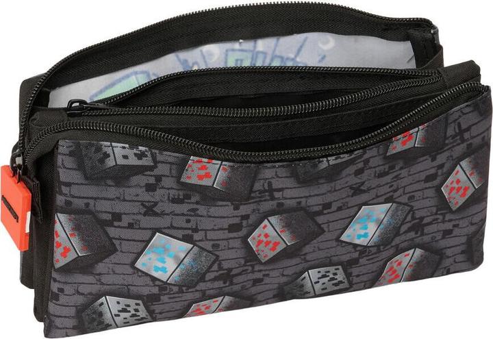 Produktbild Safta Minecraft Graffiti triple pencil case