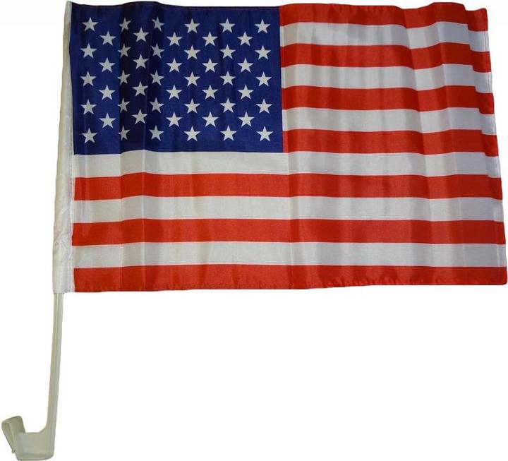 Produktbild trends4cents Autoflagge USA 30 x 40 cm Auto Flagge Fahne Autofahne Fensterflagge Fanfahne Fanflagge