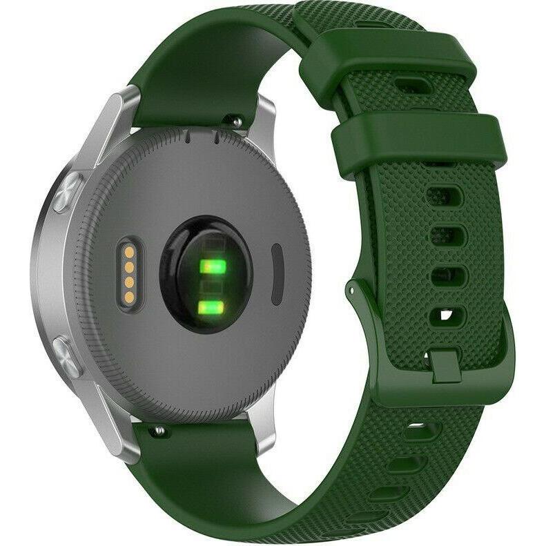Thumbnail - Strap-it Silikonarmband (42 mm, Silikon), Uhrenarmband, Grün