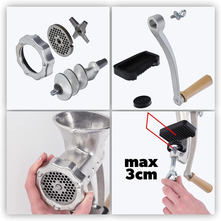 Image du produit Kadax Hachoir à viande en fonte, taille 8