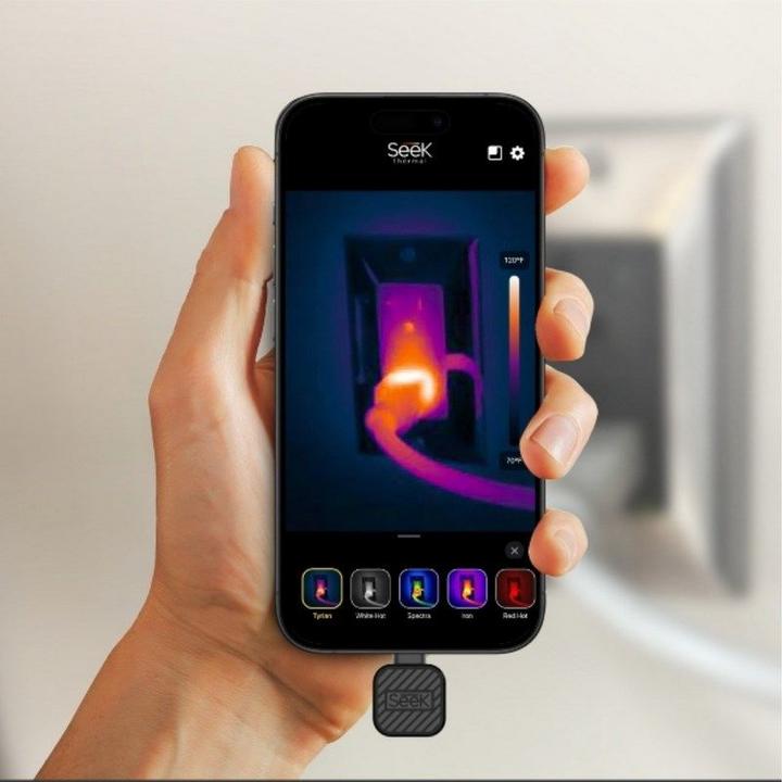 Produktbild SeeK Thermal LW-ABAX Wärmebildkamera Schwarz 200 x 150 Pixel (Handywärmebildkamera)