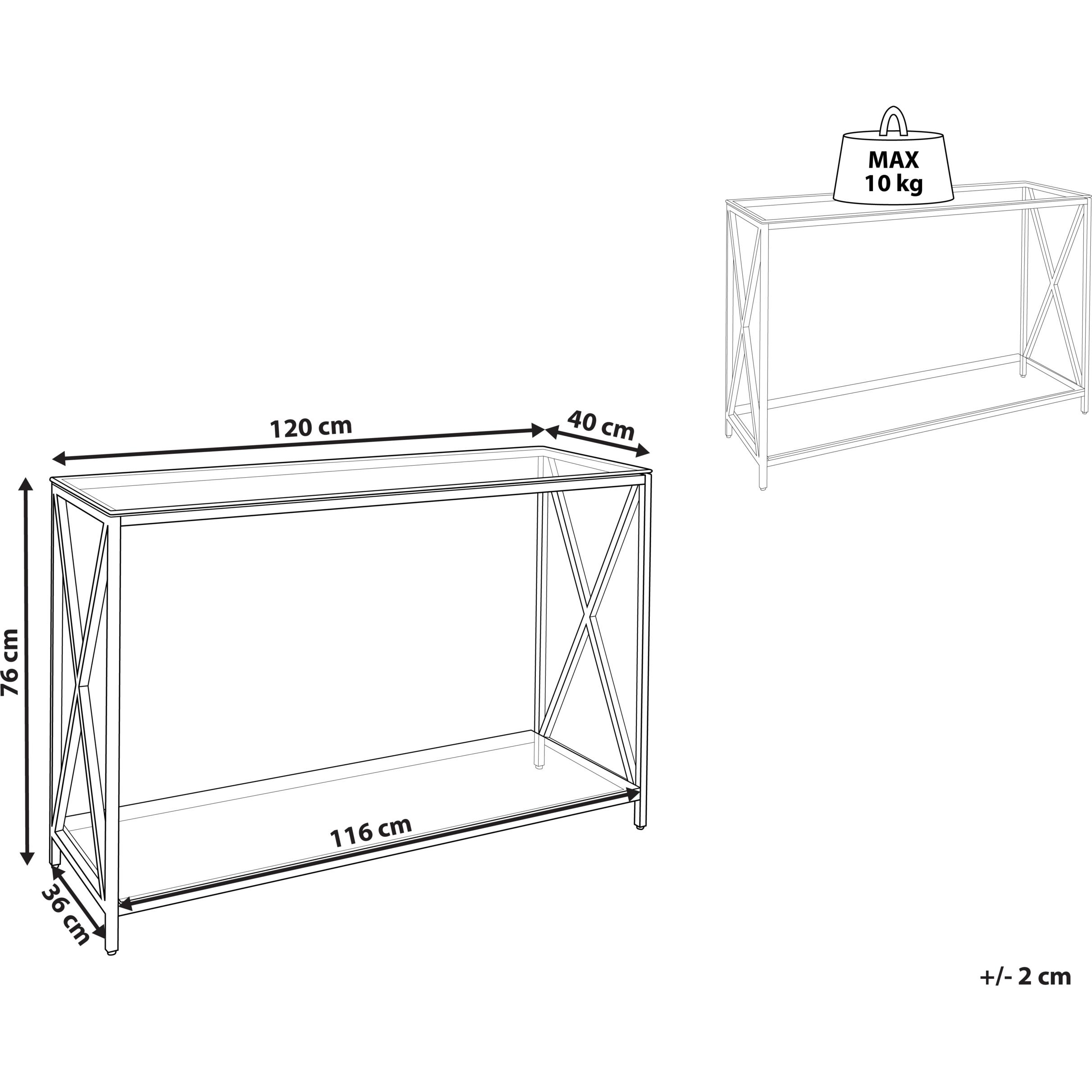 Thumbnail - Beliani, Konsolentisch, Audet