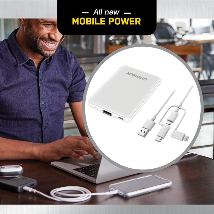 Actual product image OtterBox Power Bank Bundle (5000 mAh, 10.50 W, 18.50 Wh)
