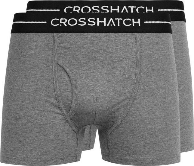 Produktbild Crosshatch Mens Ambek Boxer Shorts (Pack of 2) (XL, 2er Pack)
