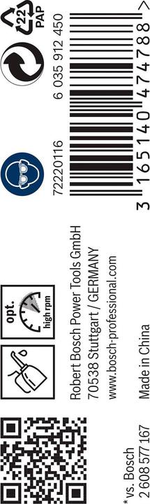 Immagine prodotto Bosch Professional Zubehör Trapano PRO Metal HSS-G, 1,8 x 22 x 46 mm (1,8 mm)