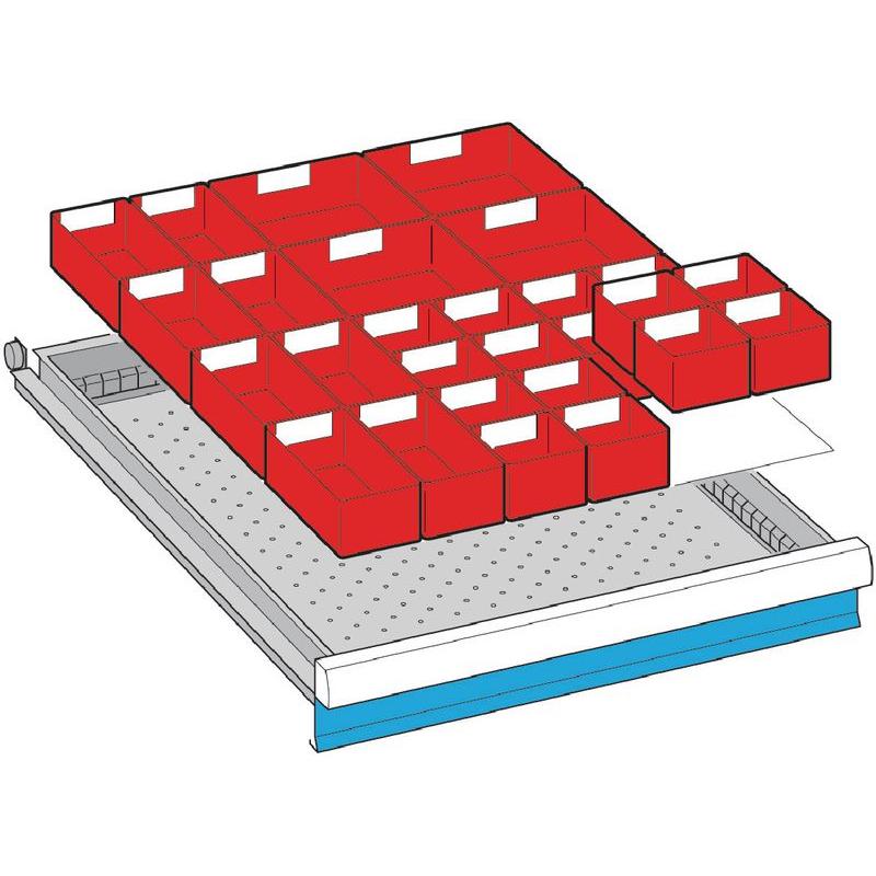 Thumbnail - Lista, Lagerbehälter, Schubladeneinteilungs-Set