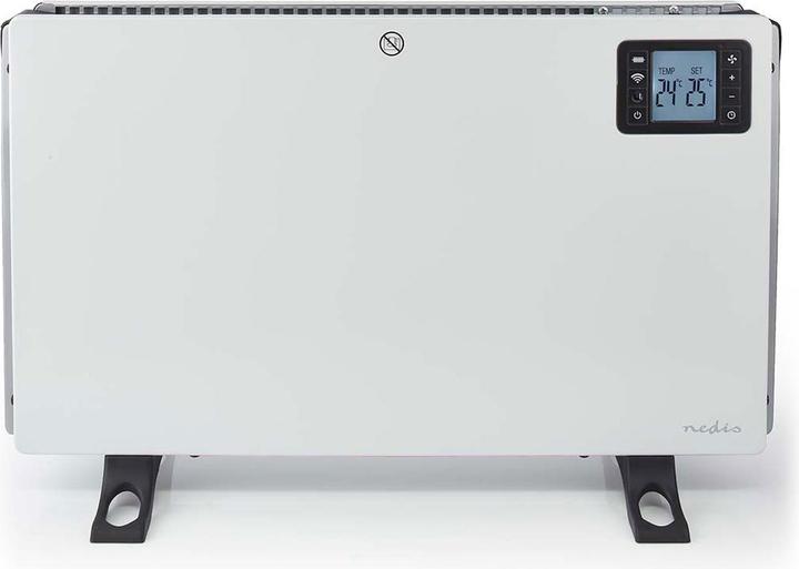 Nedis SmartLife Convectorpan - Wi-Fi - 2000 W - 3 warmhoudstandaarden - LCD - 5 - 37 C - Regelbare (2000 W)