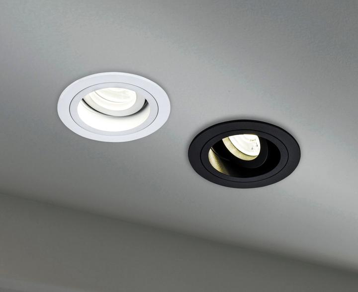 Image du produit Maytoni Atom Downlight, Luminaire encastré GU10 rond noir Ø92mm (GU10)