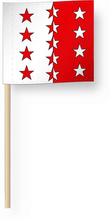 Immagine prodotto Alpenfahnen Wallis