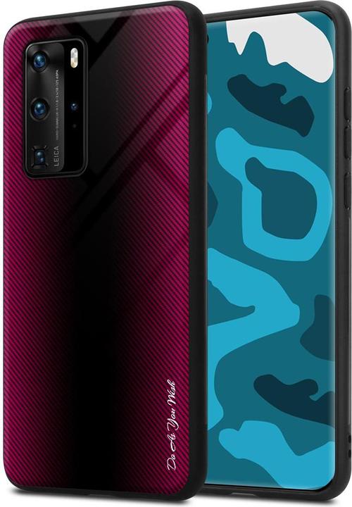 Immagine prodotto Cadorabo Copertura di vetro a strisce in TPU (Huawei P40 Pro+)