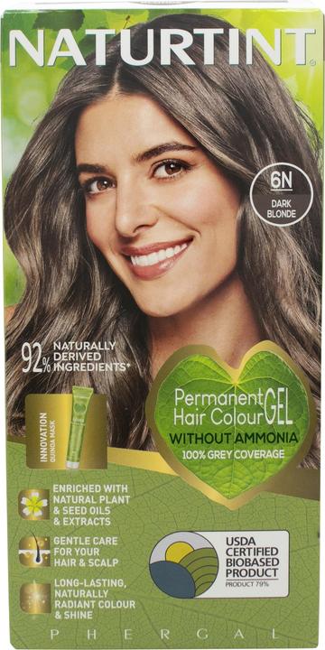 Naturtint Permanent Gel Hair Colour 170ml - 6N Dark Blonde (6N Dunkelblond)